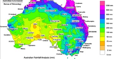 Meteo mappa di Australia
