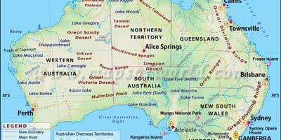 Australia sulla mappa