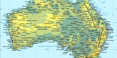 Australia mappa