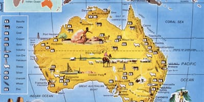 Mappa della risorsa Australia
